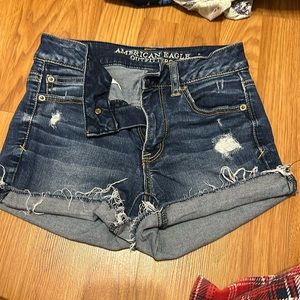 american eagle jean shorts